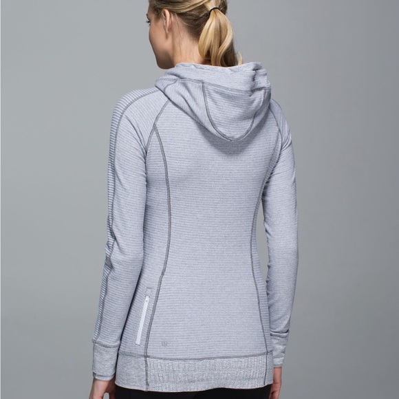 Lululemon Think Fast Hoodie Grey size 2 - Picture 6 of 11